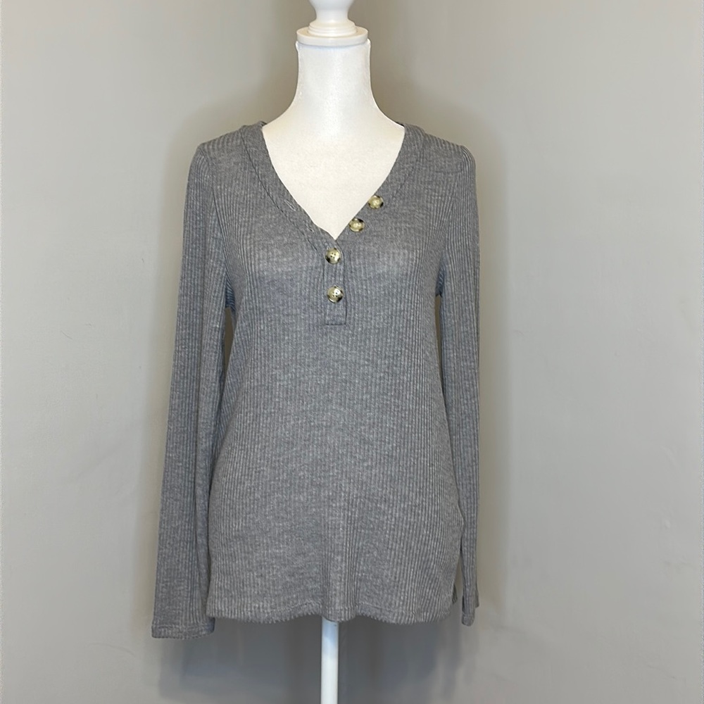 Lucky Brand Ribbed Henley